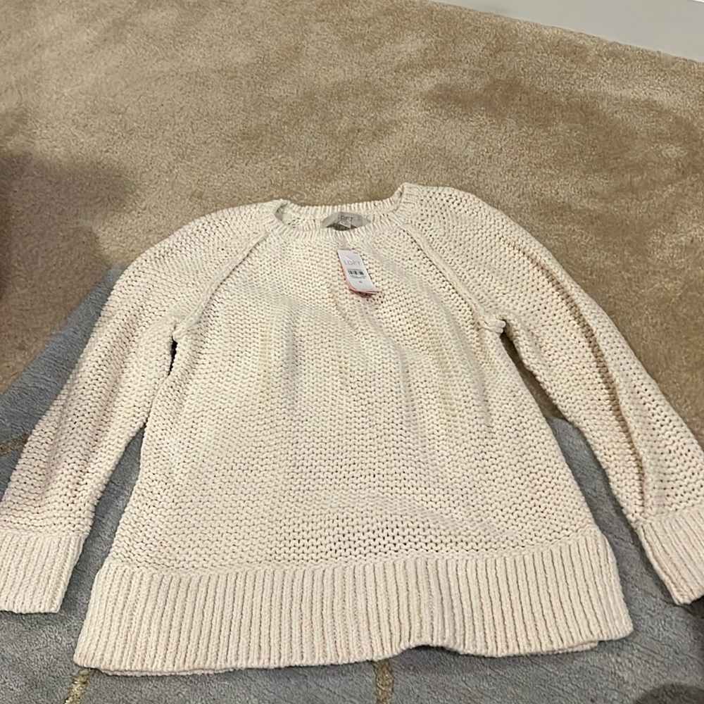 Ann Taylor loft crochet sweater
